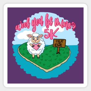 Wool You Be Mine Front and Back Sticker